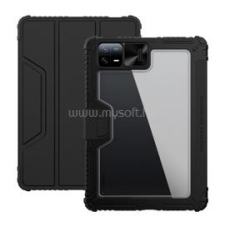 Nillkin BUMPER PRO szilikon telefonvédő (aktív FLIP, ütésállóság, asztali tartó) FEKETE (GP-146549) tok és táska