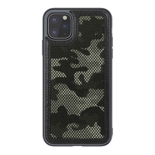 Nillkin CAMO Apple iPhone 11 műanyag telefonvédő (bőr hatású, terep minta) fekete tok és táska