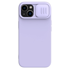 Nillkin CamShield mágneses szilikon tok iPhone 14 Plus mágneses MagSafe tok kameravédővel lila tok és táska