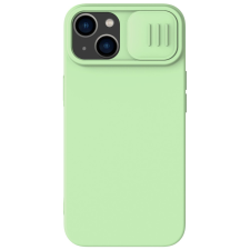 Nillkin CamShield mágneses szilikon tok iPhone 14 Plus mágneses MagSafe tok kameravédővel zöld tok és táska