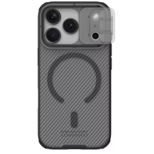 Nillkin CamShield Pro Magnetic hátlap csúsztatható kameravédelem iPhone 17 Pro átlátszó-fekete tok és táska