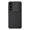 Nillkin CAMSHIELD PRO MAGNETIC műanyag telefonvédő (ütésállóság, kameravédő, mágneses, csíkos) FEKETE Samsung Galaxy S24 Plus (SM-S926)