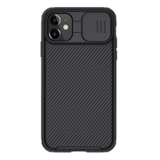 Nillkin Camshield Pro műanyag mobiltelefon tok - fekete (Apple iPhone 11) tok és táska
