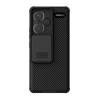 Nillkin CAMSHIELD PRO műanyag telefonvédő (szilikon keret, ütésállóság, kameravédő, csíkos) FEKETE Xiaomi Redmi Note 13 Pro Plus 5G
