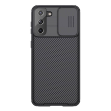 Nillkin CamShield Pro Samsung Galaxy S21 Plus 5G Szilikon Tok - Fekete tok és táska