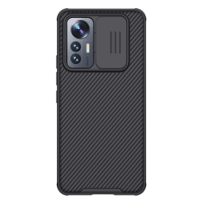 Nillkin camshield pro szilikon telefonvéd&#337; (ütésállóság, kameravéd&#337;, csíkos) fekete gp-130144 tok és táska