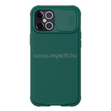 Nillkin CAMSHIELD PRO szilikon telefonvédő (ütésállóság, kameravédő, csíkos) SÖTÉTZÖLD (GP-100377) tok és táska