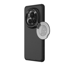 Nillkin CAMSHIELD PROP szilikon telefonvédő (ütésállóság. kameravédő. kitámasztó. csíkos) FEKETE tok és táska