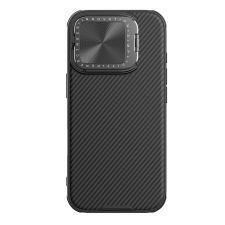 Nillkin CamShield Prop tok kamera lencse védővel és kitámasztóval iPhone 16 Pro - fekete tok és táska