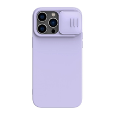 Nillkin CAMSHIELD SILKY MAGNETIC szilikon telefonvédő (mágneses, plüss belső, kamera védelem, környezetbarát) LILA Apple iPhone 14 Pro Max tok és táska