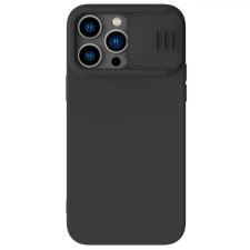 Nillkin CamShield Silky Silicone MagSafe Apple iPhone 14 Pro Max fekete telefontok tok és táska