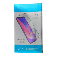 Nillkin CP+ PRO képernyővédő üveg (2.5D kerekített szél, íves, full glue, karcálló, UV szűrés, 0.33mm, 9H) FEKETE [Samsung Galaxy A20s ... mobiltelefon kellék