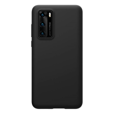 Nillkin Flex Pure Huawei P40 szilikon telefonvédő (ultravékony, környezetbarát, matt) fekete tok és táska