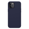 Nillkin FLEX PURE szilikon telefonvédő (ultravékony, környezetbarát, mikrofiber plüss belső, matt) SÖTÉTKÉK Apple iPhone 12 Pro Max