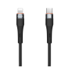 Nillkin flowspeed adatkábel (type-c - lightning, 27w, pd gyorstöltő, 100cm) fekete