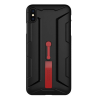 Nillkin GRIP Apple iPhone XS Max 6.5 szilikon telefonvédő (műanyag belső, közepesen ütésálló, ujjra húzható) fekete