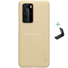Nillkin Huawei P40 Pro, Műanyag hátlap védőtok, stand, Nillkin Super Frosted, arany tok és táska