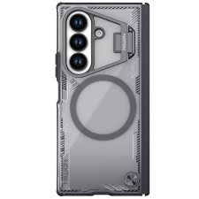 Nillkin Iceblade Prop Samsung Galaxy Z Fold 7 mágneses tok kitámasztóval, fekete-átlátszó tok és táska