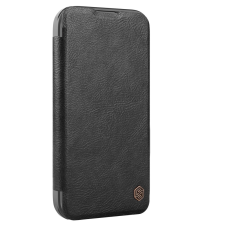 Nillkin Nillkin Qin Book Prop tok Apple iPhone 16 készülékhez fekete tok és táska