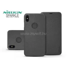 Nillkin NL164741 Sparkle Logo iPhone XS Max fekete oldalra nyíló tok (NL164741) tok és táska