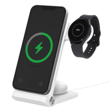Nillkin PowerTrio 3in1 Vezeték nélküli töltő + Samsung Watch töltő - Fehér (7.5W) okosóra kellék