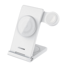 Nillkin POWERTRIO asztali töltőállvány 3in1 (15W, MagSafe, wireless, Apple Watch töltő) FEHÉR okosóra kellék