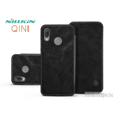 Nillkin Qin Huawei P20 Lite oldalra nyíló flipes tok fekete tok és táska