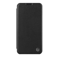  Nillkin Qin Pro bőr flip tok, Iphone 15 , Fekete tok és táska