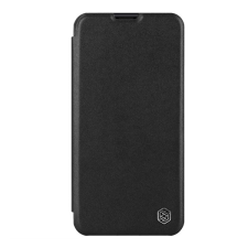 Nillkin Qin Pro bőr flip tok iPhone 15  Fekete tok és táska