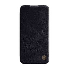 Nillkin Qin Pro bőr tok iPhone 14 Pro Max készülékhez (fekete) tok és táska