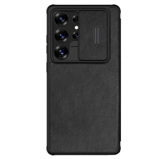 Nillkin Qin Pro kinyitható tok Samsung Galaxy S25 Ultra - fekete tok és táska