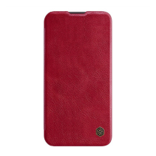 Nillkin Qin Pro Samsung Galaxy A54 5G bőr flip tok, piros tok és táska