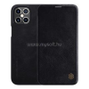 Nillkin QIN tok álló, bőr hatású (FLIP, oldalra nyíló, kártyazseb) FEKETE (GP-99897)