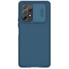 Nillkin Samsung A53 5G NILLKIN CAMSHIELD PRO szilikon telefonvédő ütésállóság, csíkos, SÖTÉTKÉK tok és táska