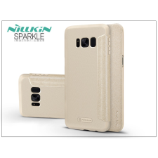 Nillkin Samsung G955F Galaxy S8 Plus oldalra nyíló flipes tok - Nillkin Sparkle - gold tok és táska