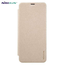 Nillkin SAMSUNG SM-G955 Galaxy S8 Plus, NILLKIN SPARKLE notesz mobiltok, Arany tok és táska