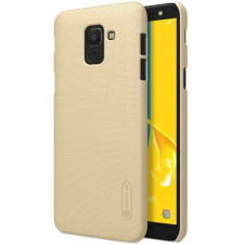 Nillkin SAMSUNG SM-J600F Galaxy J6 (2018), NILLKIN SUPER FROSTED mobiltok, Arany tok és táska