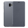 Nillkin SPARKLE műanyag telefonvédő (mikroszálas bőr hatású FLIP, oldalra nyíló) FEKETE [Samsung Galaxy J6 Plus (SM-J610F)] (5996457844661)