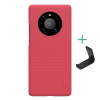 Nillkin SUPER FROSTED műanyag telefonvédő (gumírozott, érdes felület + asztali tartó) PIROS Huawei Mate 40 Pro
