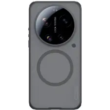 Nillkin Super Frosted PRO Magnetic Zadní Kryt pro Xiaomi 17 Ultra Transparent Black tok és táska