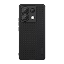 Nillkin SUPER FROSTED PRO műanyag telefonvédő (ütésállóság, gumírozott, érdes felület) FEKETE tok és táska