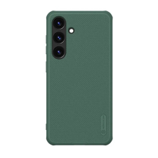 Nillkin SUPER FROSTED PRO műanyag telefonvédő (ütésállóság, gumírozott, érdes felület) SÖTÉTZÖLD tok és táska
