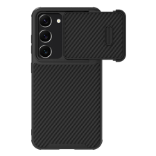 Nillkin Synthetic Fiber S Case Samsung Galaxy S23 tok kameravédővel fekete tok és táska