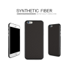 Nillkin Telefontok, iPhone 6 Plus / 6S Plus hátlaptok, carbon mintás, fekete, Nillkin Synthetic Fiber