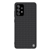 Nillkin TEXTURED műanyag telefonvédő (érdes felület, közepesen ütésálló, szilikon keret, 3D minta) FEKETE [Samsung Galaxy A72 5G (SM-A726F)] (5996591046624)