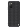 Nillkin TEXTURED műanyag telefonvédő (érdes felület, közepesen ütésálló, Xiaomi Redmi 9T szilikon keret) fekete
