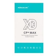 Nillkin XD CP+MAX képernyővédő üveg (3D, full cover, tokbarát, ujjlenyomatmentes, 0.33mm, 9H) FEKETE Huawei P40 mobiltelefon kellék