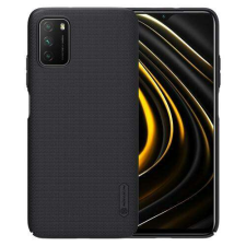 Nillkin Xiaomi Poco M3, NILLKIN SUPER FROSTED mobiltok, Fekete tok és táska