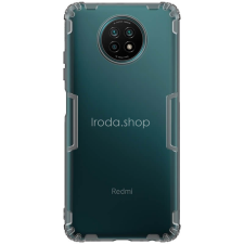 Nillkin Xiaomi Redmi Note 9 5G, Szilikon tok, Nillkin Nature, ultravékony, szürke tok és táska