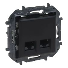  Niloé Step fekete 2xRJ45 Cat.6 FTP aljzat 863562B Legrand villanyszerelés